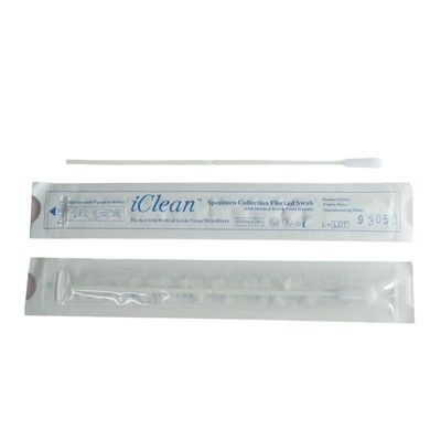 การขนส่ง Dna ตัวอย่างไม้กวาดที่ผ่านการฆ่าเชื้อ Flocked Swabs Swabs จมูกและลำคอ