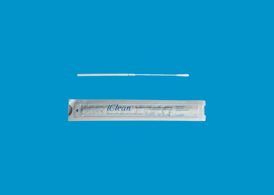 ตัวอย่างไนล่อนในห้องปฏิบัติการ Flocked Disposable Sterile Swab Transport Nasopharyngeal Swab Stick