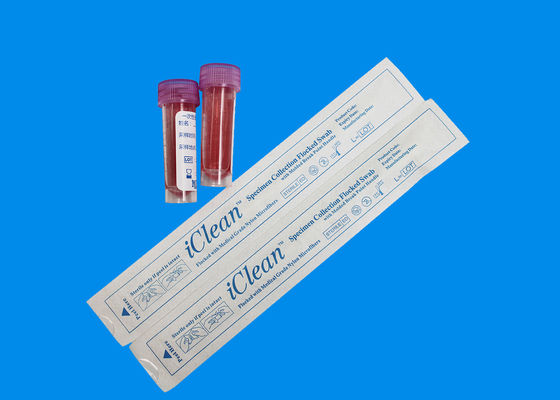 ชุดทดสอบ Nasopharyngeal Flocked Swab สำหรับ DNA Specimen Collection Swab 3MM TIP