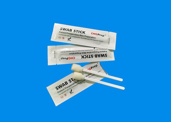 การผ่าตัด CHG Swab Stick 2% Chlorhexidine Gluconate Sterile Alcohol Swabs