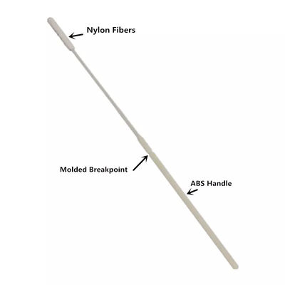 Flocked Nylon Fiber Nasopharyngeal และ Oropharyngeal Swabs Amies Transport Swab