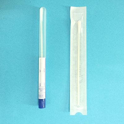 Nasopharyngeal Buccal Nasal Oral Cell รวบรวม Nylon Flocked Tip Flu Lab Swabs