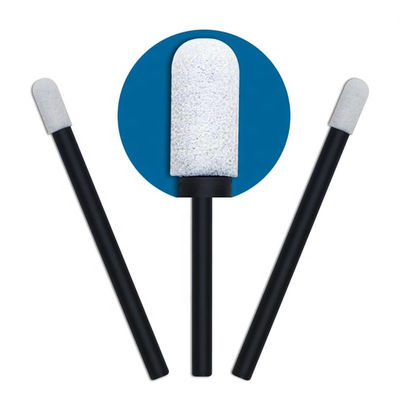 Cleanroom Mini บีบอัดหัวกลม Cleanroom Swabs CM-FS610