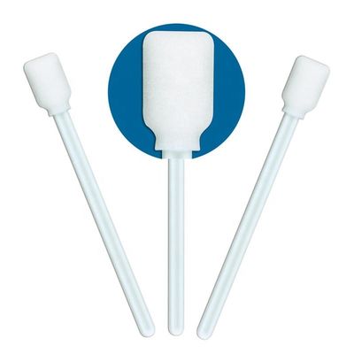 CM-FS707W ปลอดฝุ่น Cleanroom Swabs Square สี่เหลี่ยมผืนผ้าหัวฟองน้ำโฟม Tip Swab Stick