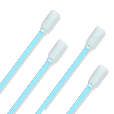CM-FS712 Lint Free Dust Remove ฟองน้ำสี่เหลี่ยมผืนผ้า โฟม Tipped Cleaning Swabs