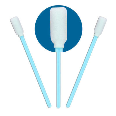 CM-FS712 Lint Free Dust Remove ฟองน้ำสี่เหลี่ยมผืนผ้า โฟม Tipped Cleaning Swabs