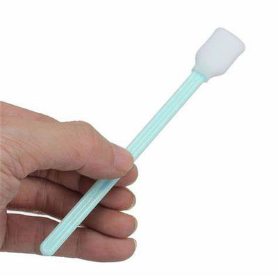 Lint Free Polyurethane Foam ปลายแบนฟองน้ำ Cleanroom Swabs CM-FS707