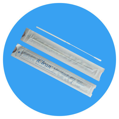 DNA Flocked Specimen Collection Swab Nylon Fiber Bacterial Culture Transport Swab 147mm