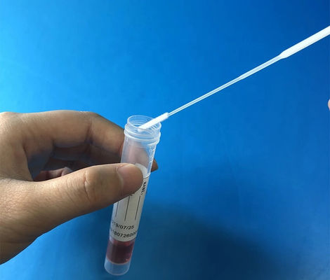 DNA Flocked Specimen Collection Swab Nylon Fiber Bacterial Culture Transport Swab 147mm