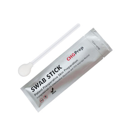 โฟมเตรียมน้ำยาฆ่าเชื้อผิวผ่าตัด CHG Swabs ฆ่าเชื้อด้วยตนเอง
