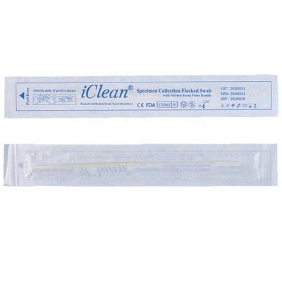 DNA Nasal Flocked Swabs Disposable Sampling Swab สำหรับ Nasopharyngeal
