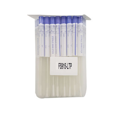 ตัวอย่างการทดสอบทางจมูก Swabs คอลเลกชันคอการขนส่งทางการแพทย์ด้วยหลอด