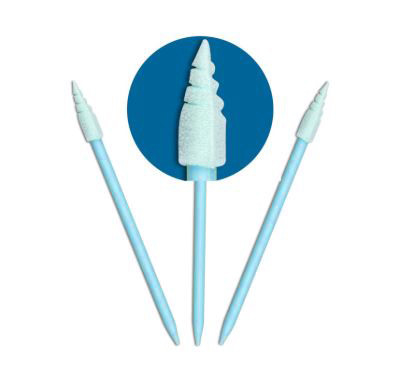 CM FS751 โฟมทิปคลีนรูม Swabs Lint Free Pointed Spiral Head Foam