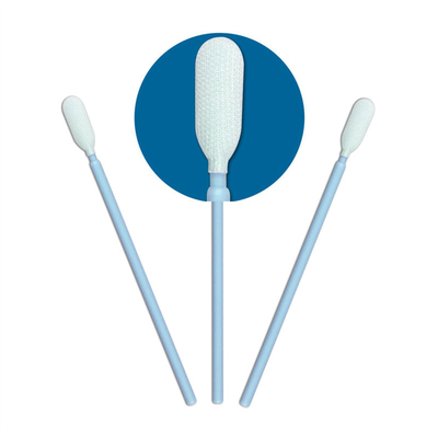 CM-PS766 Double Layer ถักโพลีเอสเตอร์ทำความสะอาด Swab หัวยืดหยุ่น