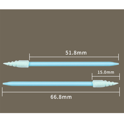 CM-FS751 Disposable Open Cell Tip คลีนรูมโฟม Swab Stick หัวเกลียวหัวแหลมอุตสาหกรรม