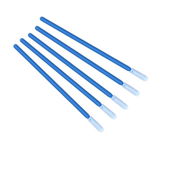 CM FS1702 Industrial Microfib Foam Tip Swab หัวกลมสีน้ำเงิน Handle